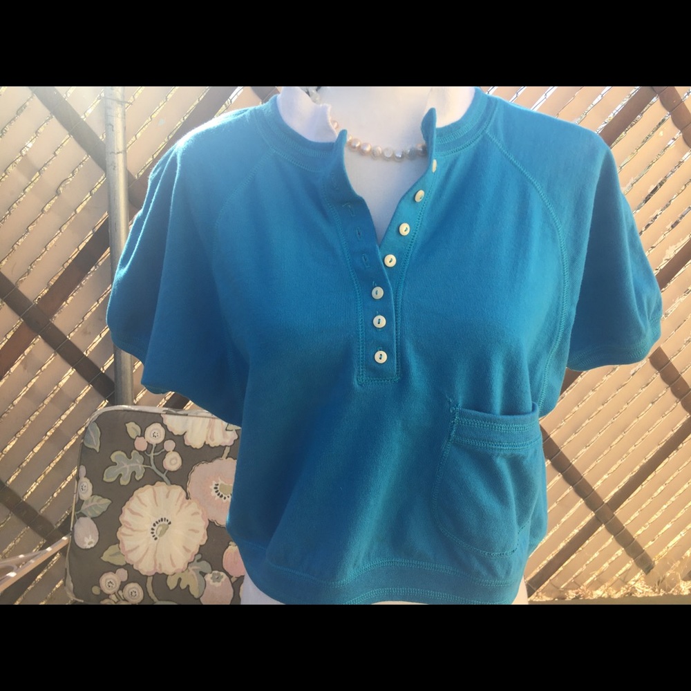 Vintage Christian De Castelnau Crop Top